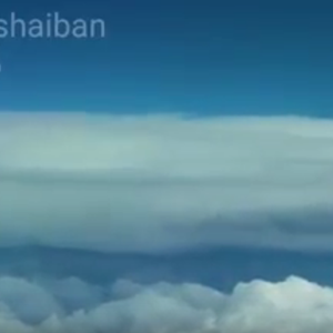 هكذا رصد الكابتن محمد آل شيبان سحابة الرياض من الطائرة 