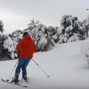 فيديو يوثق لأول عملية تزلج على الثلوج في الاردن خلال "أليكسا"