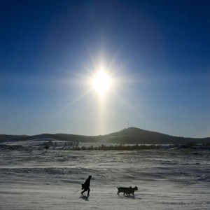 تشكُل ظاهرة الشمس الثلاثية في سماء منغوليا