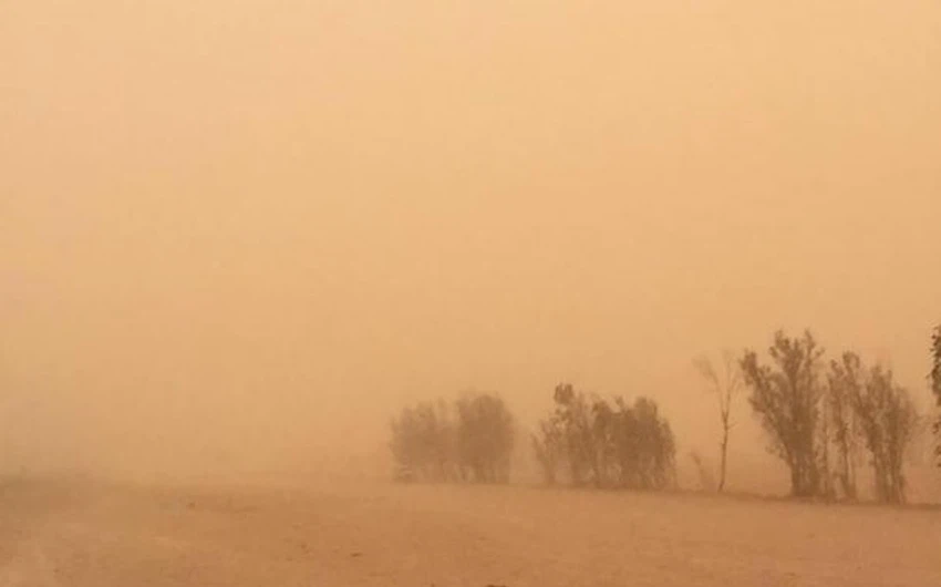 بالصور : غبار في اجواء المملكة بعدسة متابعين طقس العرب 