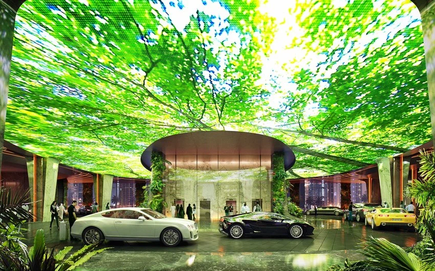 غابة مطيرة وشاطئ اصطناعي وإكواريوم داخل فندق في دبي