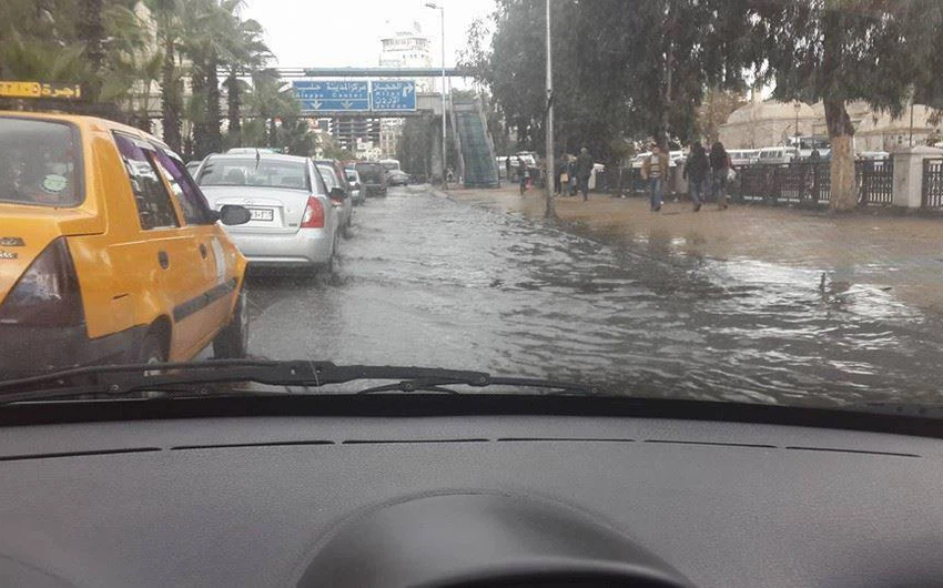 كميات ممتازة من الأمطار هَطَلَت في مدينة دمشق وريفها خلال الثلاثة أيام الماضية !