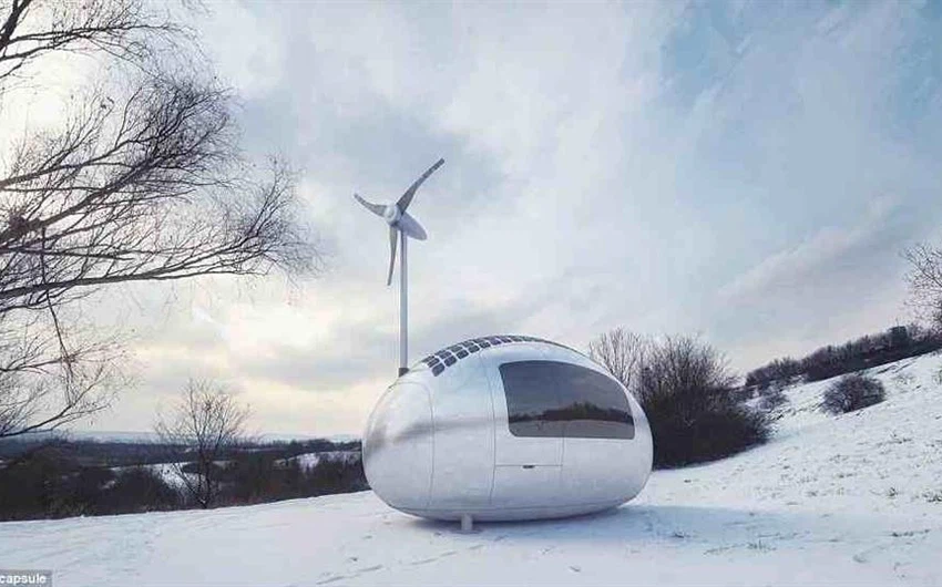 For camping lovers.. capsules that protect them from weather fluctuations