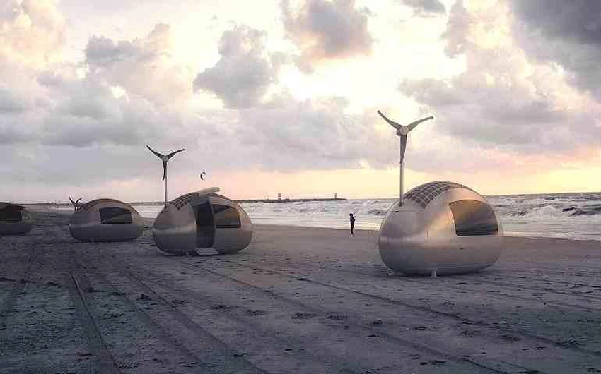 For camping lovers.. capsules that protect them from weather fluctuations
