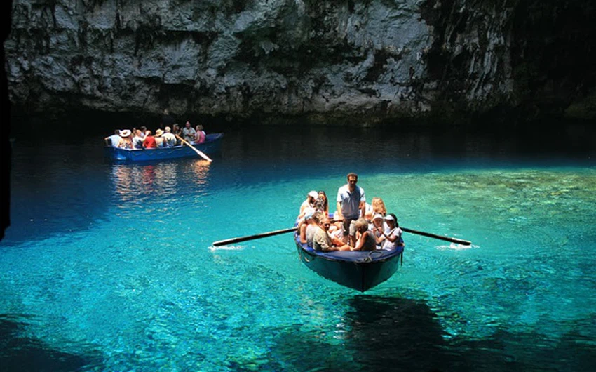 Melissani in Greece.. A magical lake or a strange cave?