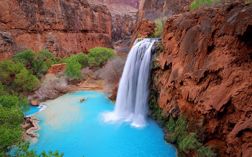 The most beautiful waterfalls in America .. get to know them with pictures