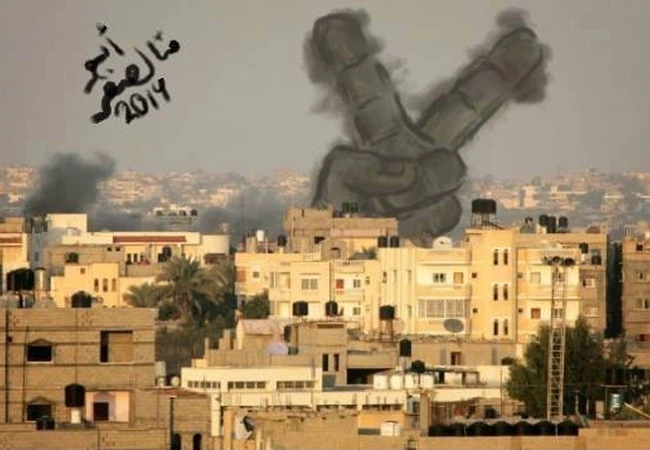 بالصور: فنانة غزّاوية تحوّل مشاهد القصف إلى لوحات حيّة نابضة بالإبداع