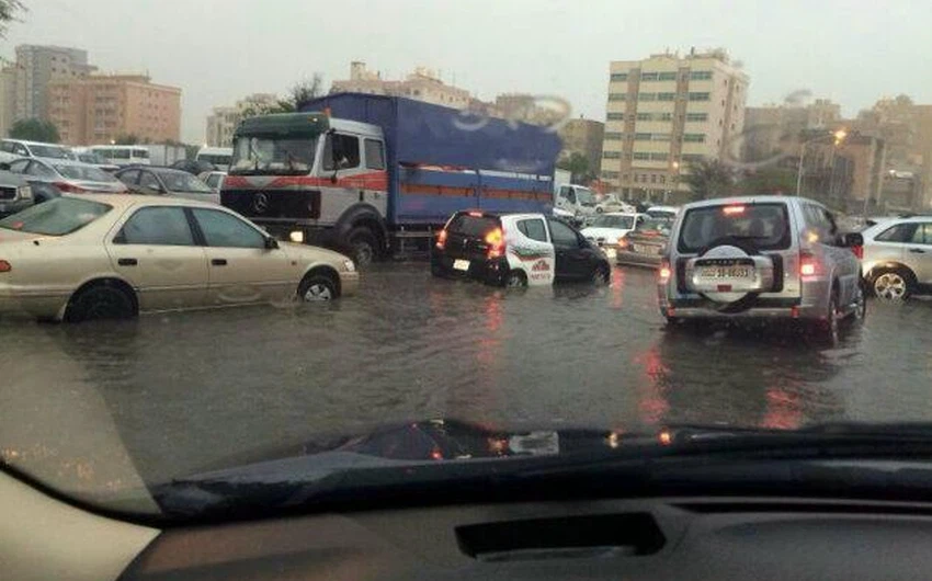 فيضانات الكويت 2013