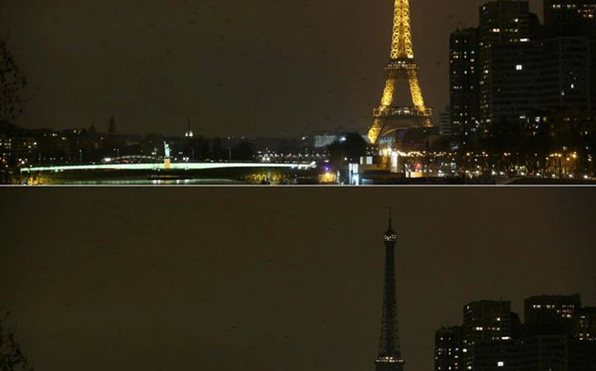 برج ايفل في العاصمة الفرنسية باريس
