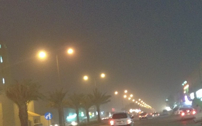 انخفاض الرؤية في مطار الملك خالد والأحياء الشمالية من العاصمة