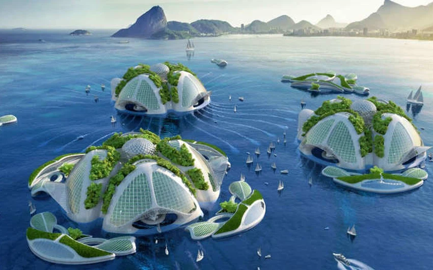 "ناطحات المحيط"..  مشروع جديد للمباني في المستقبل 