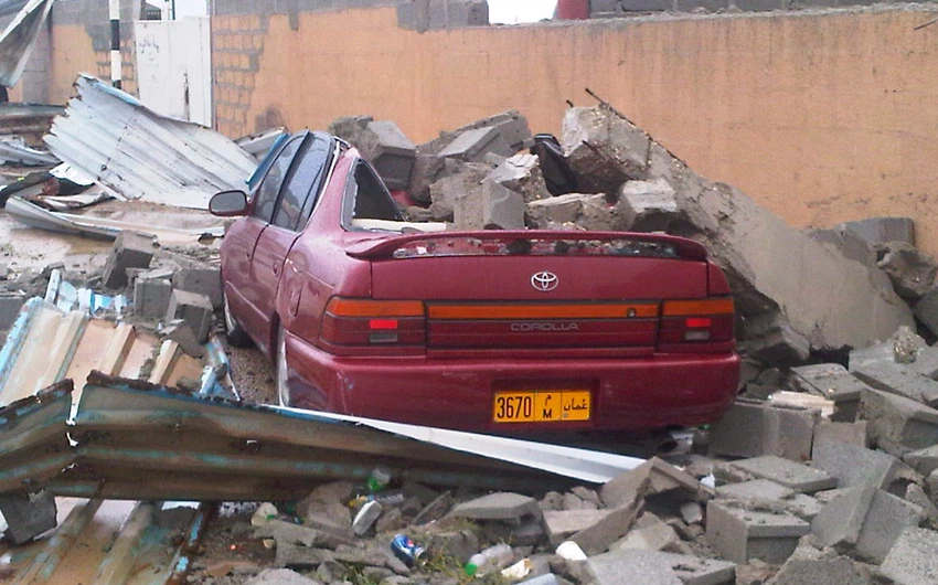 من أقوى الكوارث التي ضربت الوطن العربي: اعصار جونو 2007 – شاهد الصور 