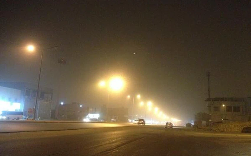 غبار الرياض - تصوير القارئ حمد