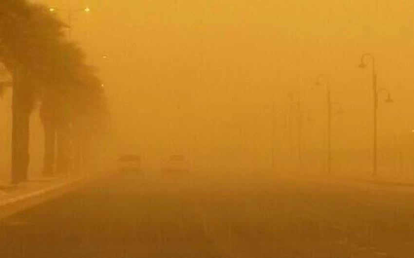 بالصور : موجة غبار تؤثر على السعودية و دول الخليج مع إنتصاف شهر رمضان  