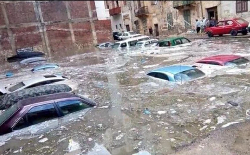 بالصور.. كارثة إنسانية في الإسكندرية إثر هطول الأمطار 