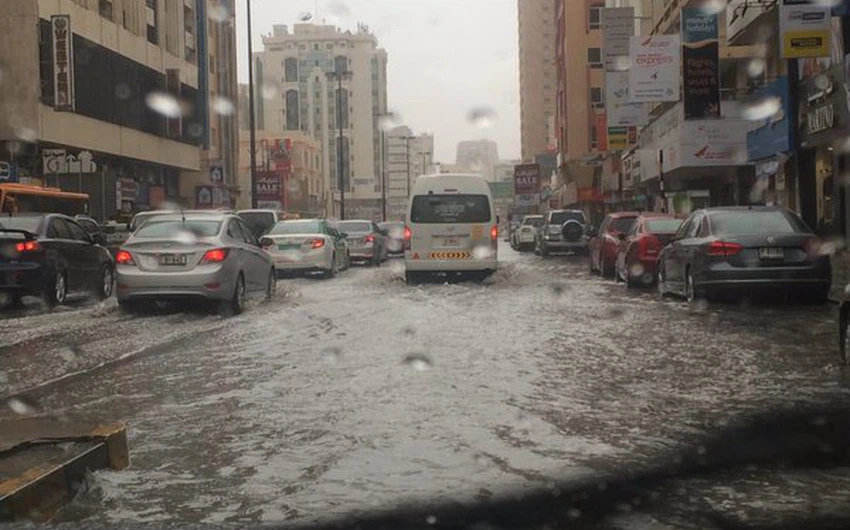 شاهد أجمل الصور لأمطار اليوم في الامارات