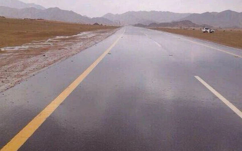صورة اخرى من امطار محافظة بدر 