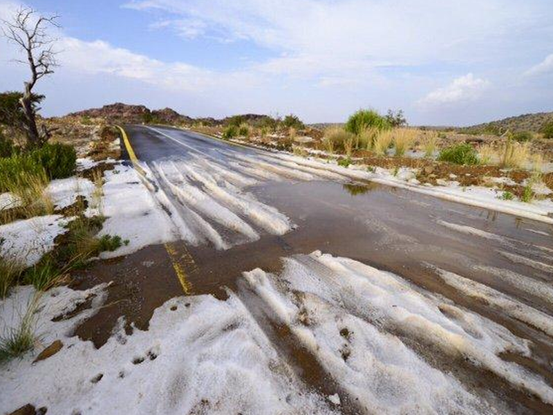 السودة ترتدي ثوبها الأبيض جمال أخ اذ وأجواء أروع من الخيال طقس العرب