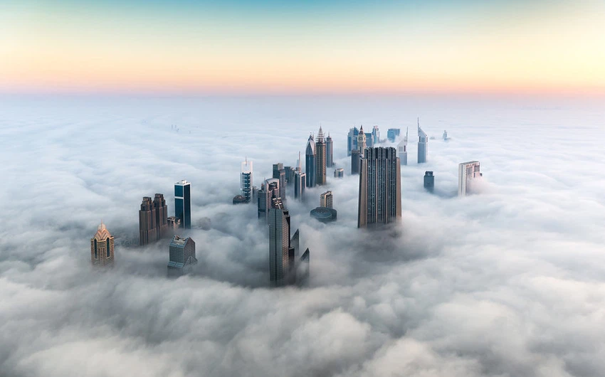 كيف تبدو مدينة دبي من السماء ؟!