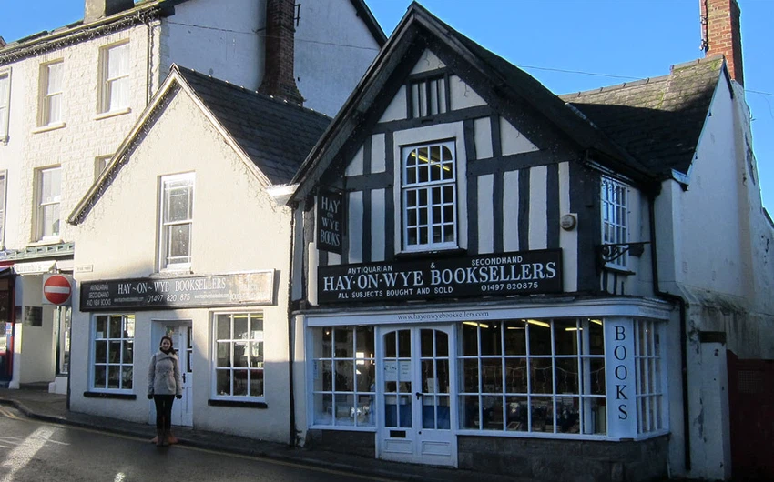 The city of books in Britain.. Hay-on-Wye