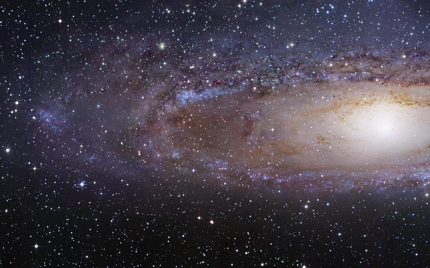 صورة لمجرة بها مليارات النجوم