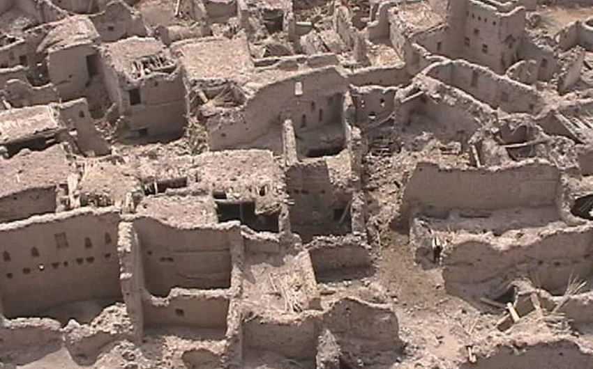  آثار للبيوت القديمة في خيبر 