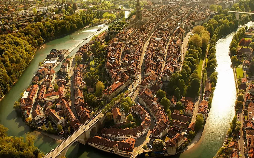 مدينة بيرن في سويسرا