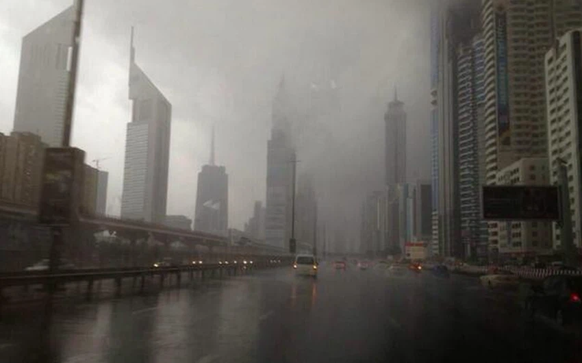أمطار دبي - تصوير بارق الوسم