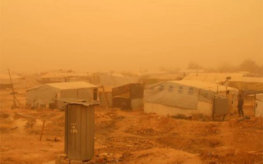 في مثل هذا اليوم من عام 2015 |  ضربت عاصفة رملية تاريخية بلاد الشام... شاهد