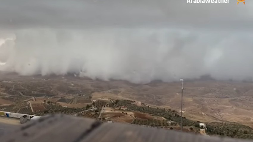 بالفيديو - الأردن | يوم شتوي بامتياز .. ضباب وأمطار ومشاهد من قلب الشتاء