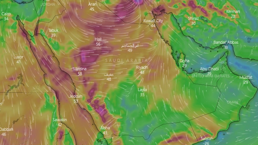 السعودية - صدر الآن | تحديث جديد حول تفاصيل الموجات الغبارية المتوقعة والمناطق المشمولة بها اعتباراً من الجمعة وحتى الأحد