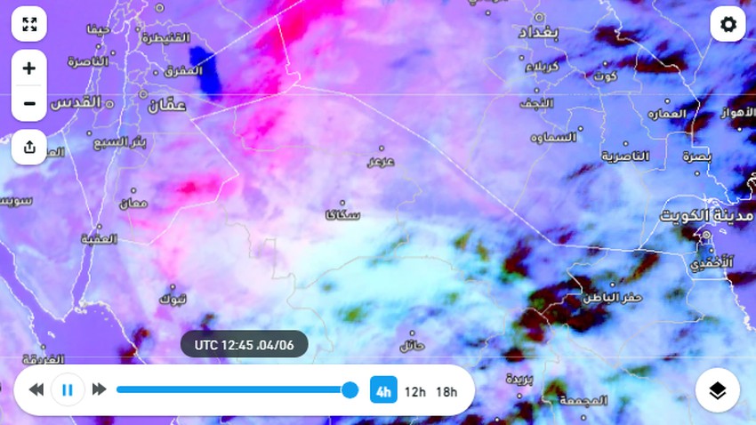 السعودية - 4:20م | تنبيه من موجات غبار تؤثر الآن على أجزاء من الجوف والحدود الشمالية