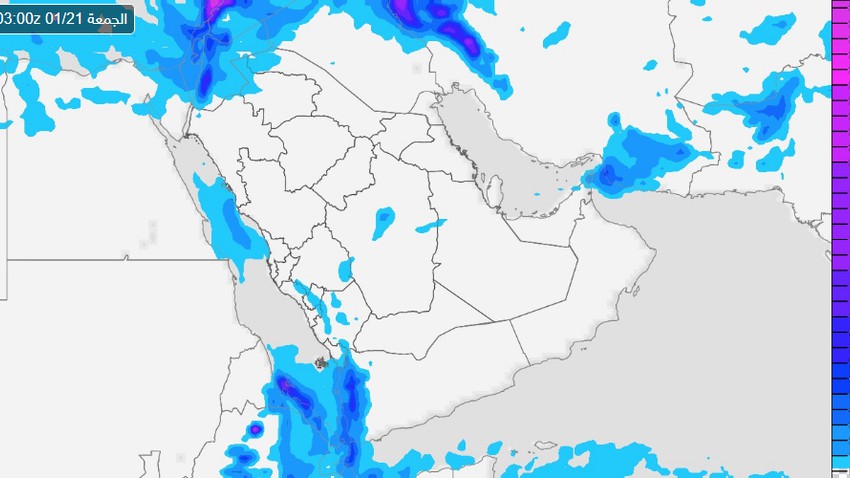 Urgent | Snow may return to Turaif and some areas of the north this night