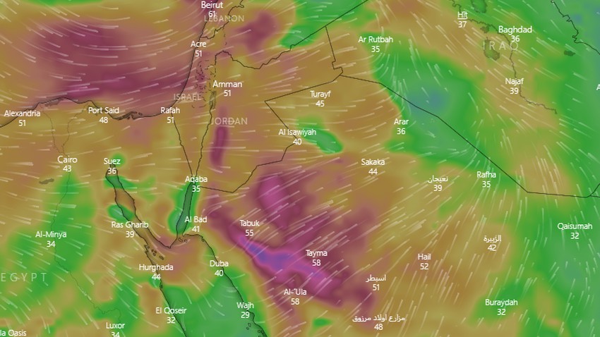 Saudi Arabia | Cloudy winds and possible dust in these areas on Sunday