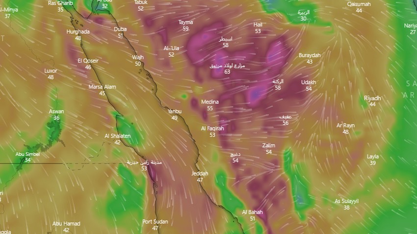 السعودية | تنبيه من غُبار متوقع وتدني مدى الرؤية الأفقية يوم الاثنين في العديد من المناطق