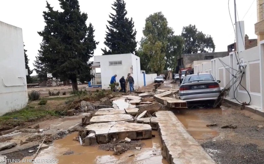 Les fortes pluies et les inondations font 3 morts en Tunisie