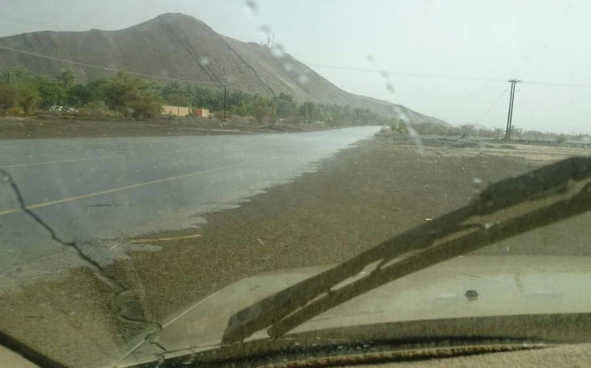 تساقط الامطار في سلطنة عُمان