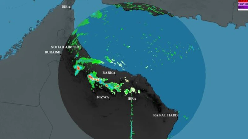 رابط مهم لمتابعة رادار الأمطار المباشر في سلطنة عُمان والإمارات | عرب تايم رابط مهم لمتابعة رادار الأمطار المباشر في سلطنة عُمان والإمارات | عرب تايم