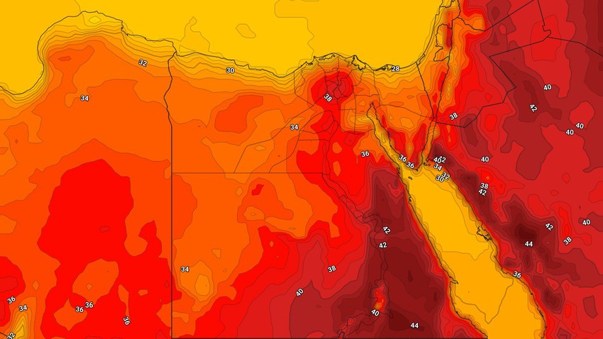 مصر | انخفاض على درجات الحرارة يوم الاثنين مع بقائها اعلى من معدلاتها