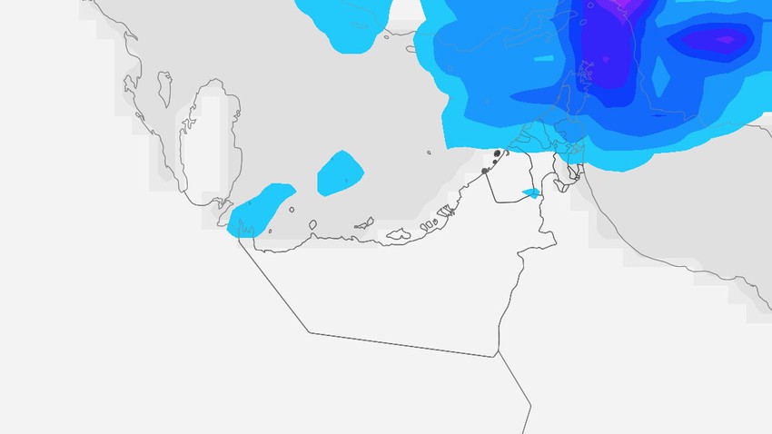 الإمارات - المركز الوطني | استمرار فرص هطول الأمطار الأيام القادمة