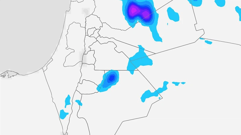 الأردن: طقس بارد هذه الليلة وفرص الأمطار مستمرة على مناطق متفرقة من المملكة | عرب تايم الأردن: طقس بارد هذه الليلة وفرص الأمطار مستمرة على مناطق متفرقة من المملكة | عرب تايم