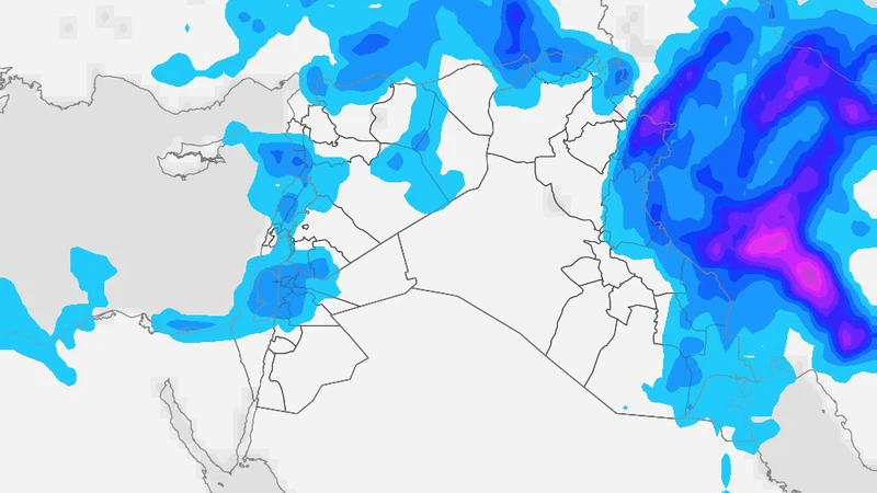 الأردن: تيارات هوائية رطبة للغاية الجمعة مع استمرار الأجواء الشتوية وتراجع تأثيرات الكتلة الهوائية شديدة البرودة السبت | عرب تايم الأردن: تيارات هوائية رطبة للغاية الجمعة مع استمرار الأجواء الشتوية وتراجع تأثيرات الكتلة الهوائية شديدة البرودة السبت | عرب تايم