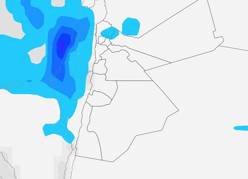 إستمرار هطول زخات من المطر على فترات نهار يوم الإثنين وتراجع فرصتها خلال ساعات المساء والليل طقس العرب