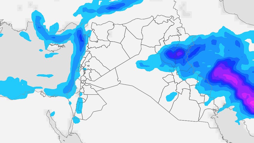 Iraq | Heavy rain in parts of the northern regions on Tuesday morning, with the weather returning to stability for the rest of the day
