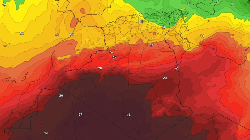 المغرب العربي | كُتلة هوائية قادمة من غرب أوروبا تكسر حدة موجة الحر وانخفاض ملموس وكبير على درجات الحرارة الآيام القادمة | طقس العرب المغرب العربي | كُتلة هوائية قادمة من غرب أوروبا تكسر حدة موجة الحر وانخفاض ملموس وكبير على درجات الحرارة الآيام القادمة | طقس العرب