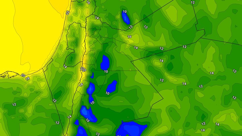Jordan | Tonight it will be remarkably cold and the temperature will touch 10 degrees in parts of the capital, Amman