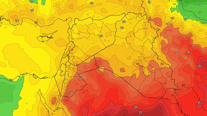 الثلاثاء | طقس لطيف مع استمرار فرص هطول الأمطار في مناطق محدودة الثلاثاء | طقس لطيف مع استمرار فرص هطول الأمطار في مناطق محدودة