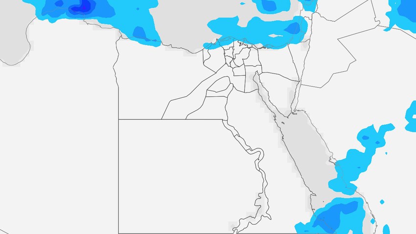 مصر | انخفاض اضافي على الحرارة الأربعاء و فرصة لزخات من الأمطار في بعض المناطق