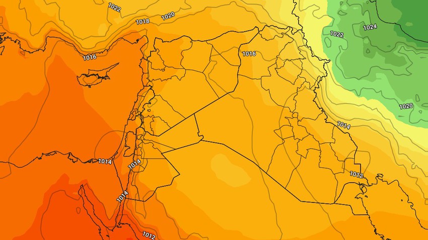 Jordanie | Le temps stable est la caractéristique principale, et une augmentation notable du temps froid la nuit dans les prochains jours
