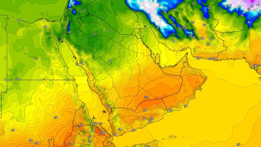 الكويت | انخفاض على درجات الحرارة الملموسة الثلاثاء بفعل نشاط الرياح الشمالية الغربية 